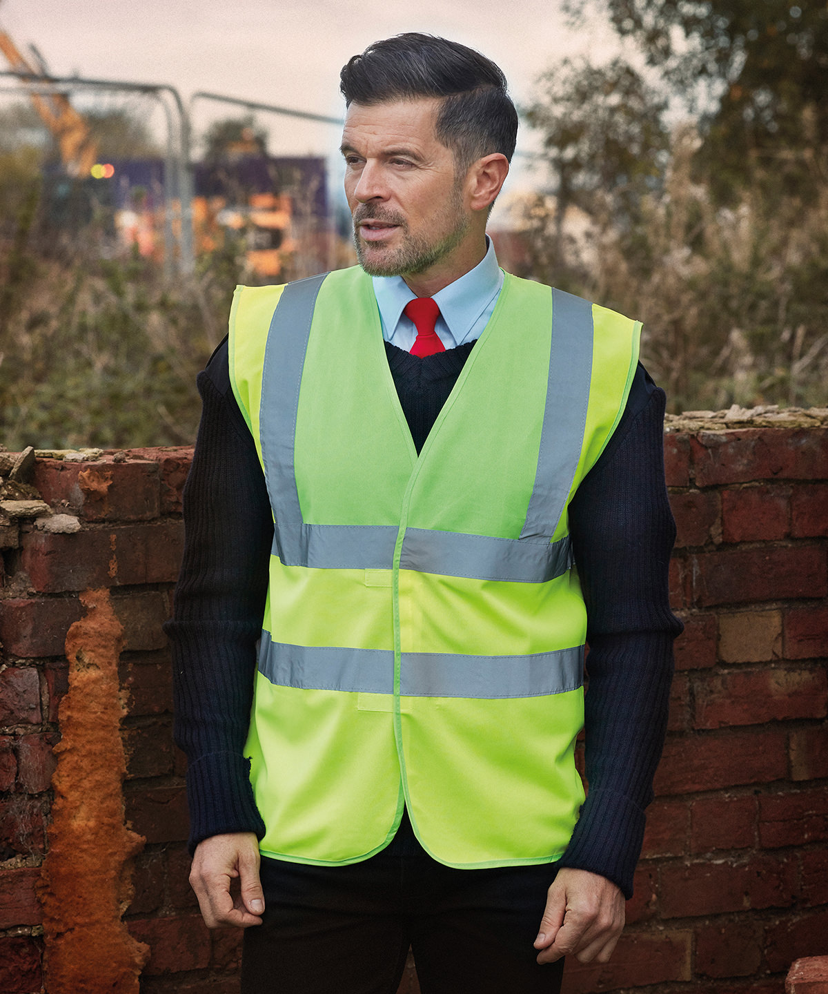 Hi-vis 2-band-and-braces waistcoat